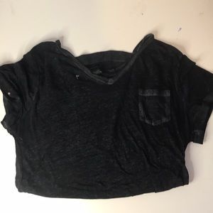 black see through tshirt